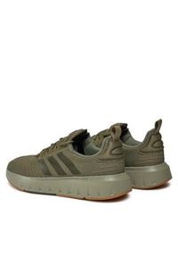 Adidas - adidas Sneakersy Swift Run ID3012 Khaki. Kolor: brązowy. Materiał: materiał. Sport: bieganie