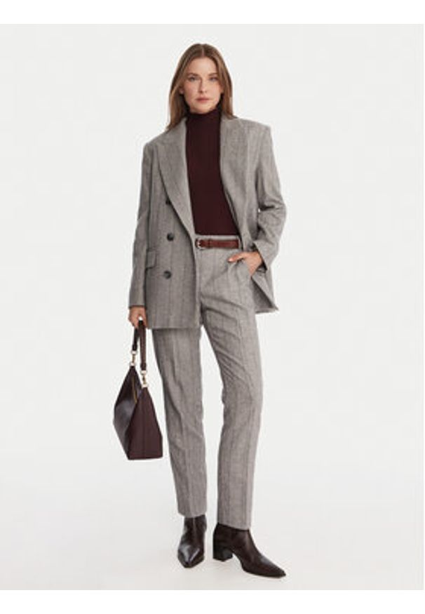 MAX&Co. Marynarka Iames 2526046084200 Szary Relaxed Fit. Kolor: szary. Materiał: syntetyk