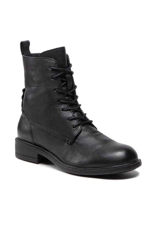 Geox Botki D Catria A D16LQA 00081 C9999 Czarny. Kolor: czarny. Materiał: skóra