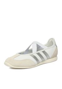 Adidas - adidas Baleriny CEO-BARREDA MARY JANE HQ7400 Biały. Kolor: biały. Materiał: skóra #4