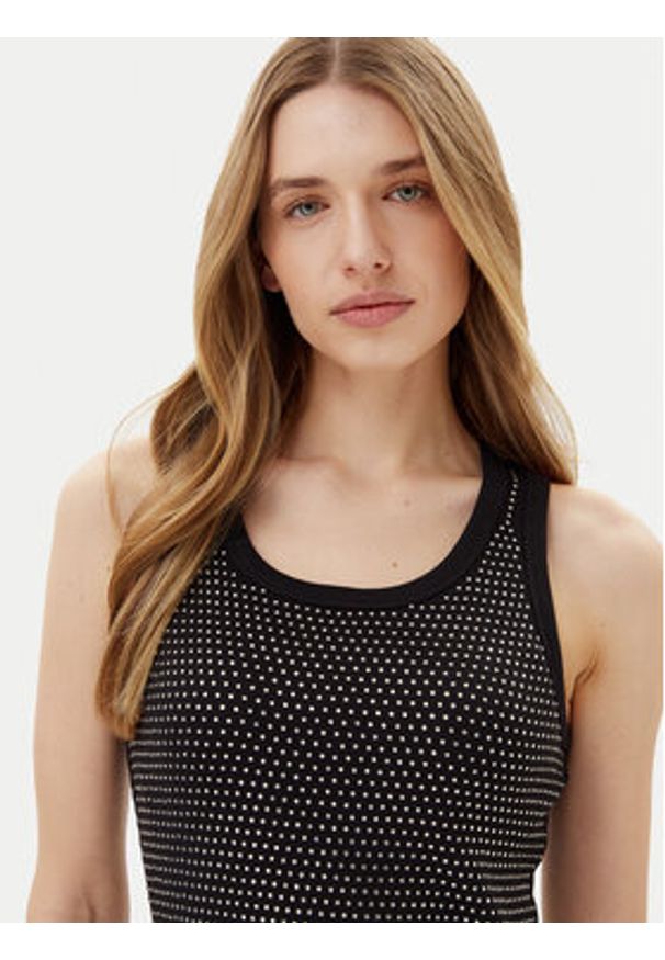 JOOP! Jeans Top Tunka 30046107 Czarny Slim Fit. Kolor: czarny. Materiał: bawełna