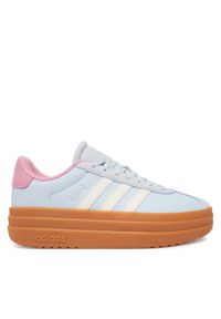 Adidas - adidas Sneakersy Vl Court Bold Shoes KJ9417 Niebieski jasny. Kolor: niebieski. Materiał: skóra #1