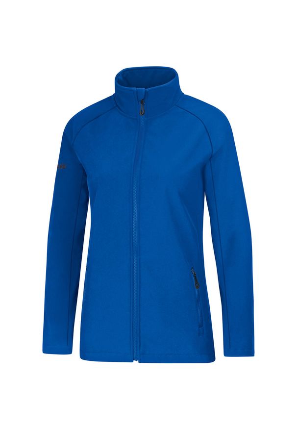 Kurtka Jako softshell Team. Kolor: niebieski. Materiał: softshell. Sport: turystyka piesza