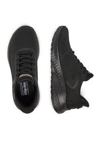 skechers - Skechers Sneakersy BOBS SQUAD CHAOS 117497 BBK Czarny. Kolor: czarny. Materiał: materiał