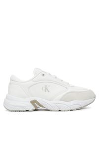 Calvin Klein Jeans Sneakersy Retro Tennis Mg Mix YW0YW01743 Biały. Kolor: biały. Materiał: materiał