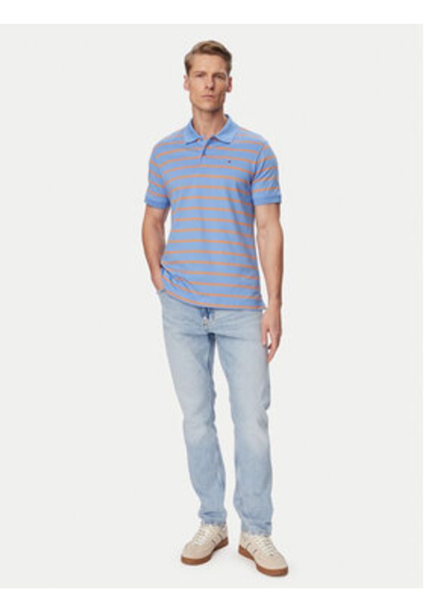 Tommy Jeans Jeansy DM0DM23064 Niebieski jasny Slim Fit. Kolor: niebieski