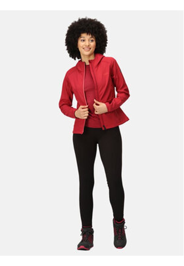 Regatta Kurtka softshell Arec III RWL217 Czerwony Regular Fit. Kolor: czerwony. Materiał: syntetyk