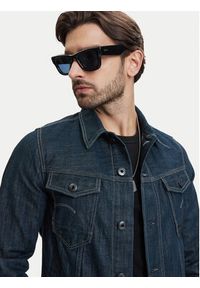 G-Star RAW - G-Star Raw Kurtka jeansowa 3D Dart D28418-E358 Granatowy Regular Fit. Kolor: niebieski. Materiał: bawełna #2