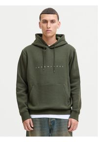 Jack & Jones - Jack&Jones Bluza Star 12233972 Zielony Relaxed Fit. Kolor: zielony. Materiał: bawełna