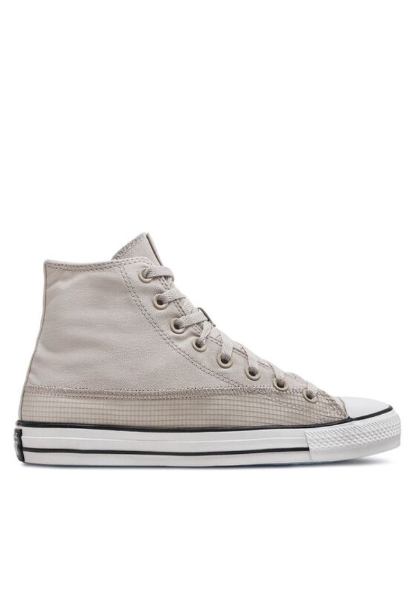 Converse Trampki Chuck Taylor All Star HI A07458C Szary. Kolor: szary. Materiał: materiał