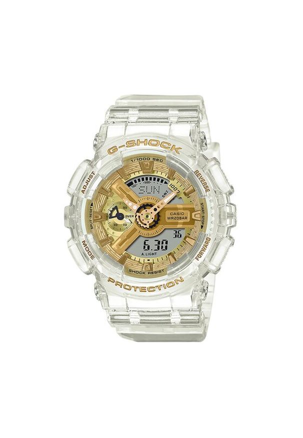 G-Shock Zegarek GMA-S110SG-7AER Złoty. Kolor: złoty