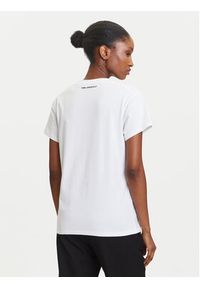 Karl Lagerfeld - KARL LAGERFELD T-Shirt A3W17104 Biały Regular Fit. Typ kołnierza: dekolt w karo. Kolor: biały. Materiał: bawełna #2
