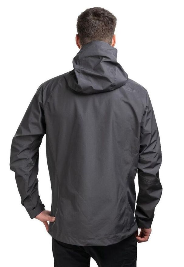 Kurtka przeciwdeszczowa męska Rab Namche Gore-Tex Paclite Jacket z kapturem. Typ kołnierza: kaptur. Kolor: szary. Technologia: Gore-Tex