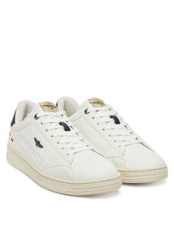 Aeronautica Militare Sneakersy 251SC306CT3385 Biały. Kolor: biały. Materiał: skóra