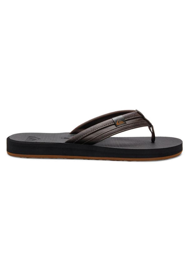 Quiksilver - Sandały dla Mężczyzn CARVER SQUISH. Kolor: brązowy. Materiał: guma, syntetyk. Sezon: lato