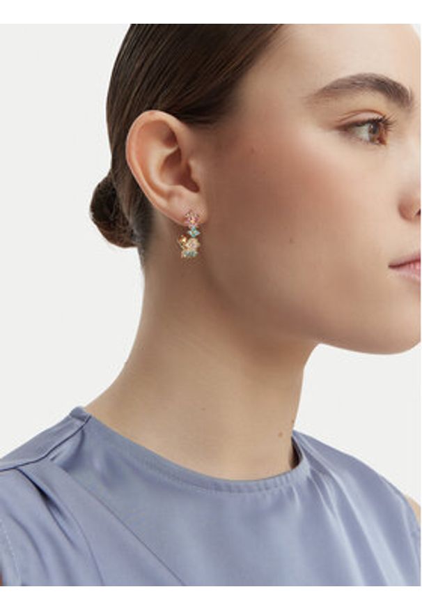 Guess Kolczyki JUBE06 031JW Złoty. Materiał: metalowe. Kolor: złoty