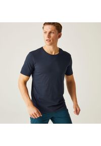 Regatta - Tait męska koszulka. Kolor: czerwony, niebieski, wielokolorowy. Materiał: bawełna, jersey. Sport: turystyka piesza #1