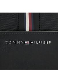 TOMMY HILFIGER - Tommy Hilfiger Saszetka Th Corporate Mini Crossover AM0AM11824 Czarny. Kolor: czarny. Materiał: skóra