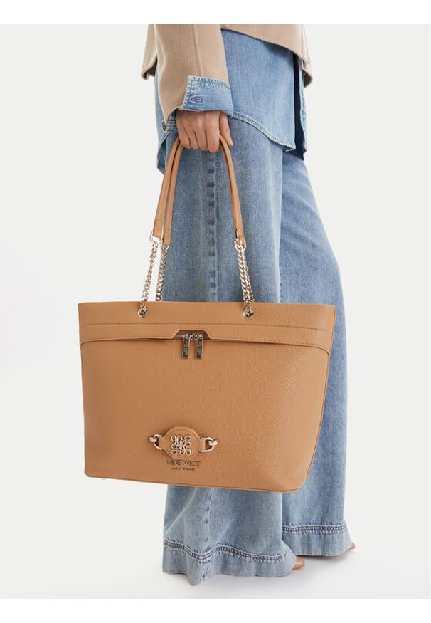 Nine West Torebka EO-Luvia-LDA8442 Brązowy. Kolor: brązowy