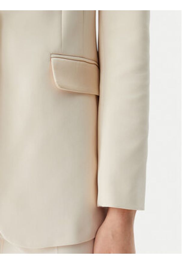 Rinascimento Marynarka CFC0123105003 Beżowy Regular Fit. Kolor: beżowy. Materiał: syntetyk