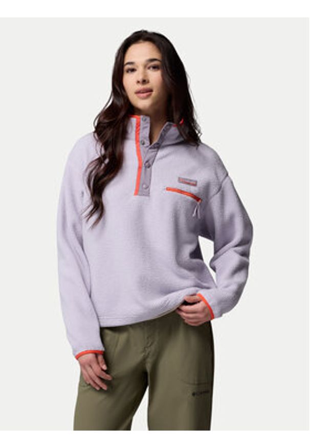 columbia - Columbia Polar Helvetia™ II 2092231 Fioletowy Regular Fit. Kolor: fioletowy. Materiał: syntetyk