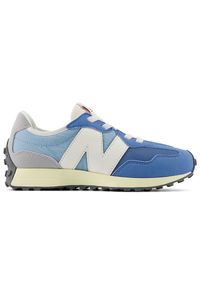 Buty dziecięce New Balance PH327RA – niebieskie. Okazja: na co dzień. Kolor: niebieski. Materiał: syntetyk, guma, materiał. Szerokość cholewki: normalna