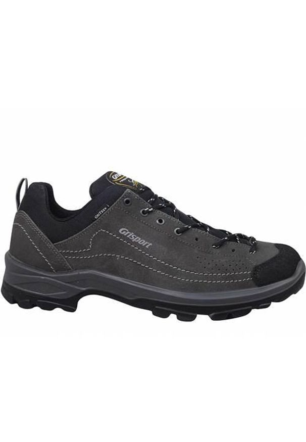 Buty trekkingowe męskie Grisport 14527S1G. Zapięcie: sznurówki. Kolor: szary. Materiał: guma, syntetyk, materiał. Szerokość cholewki: normalna. Sport: turystyka piesza