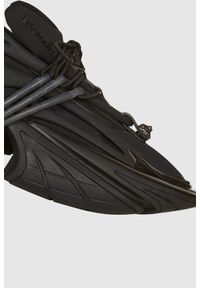 Balmain - BALMAIN Czarne sneakersy Unicorn. Kolor: czarny. Materiał: materiał, skóra #8