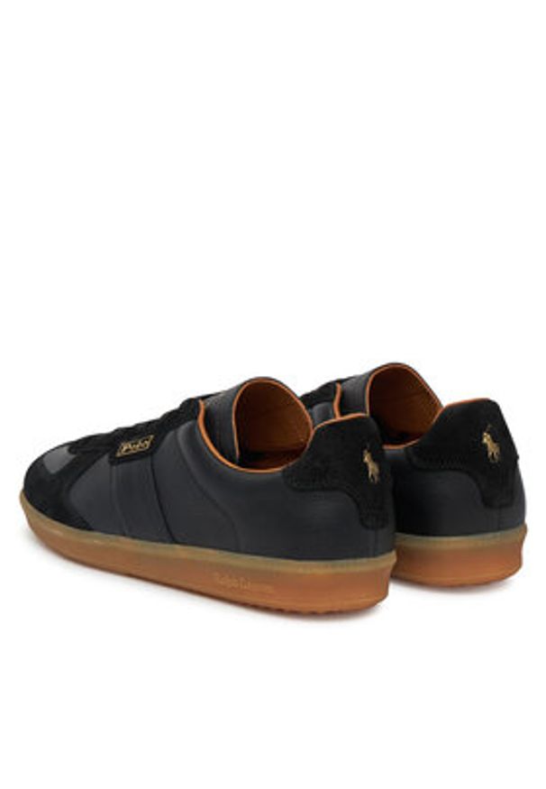 Polo Ralph Lauren Sneakersy Field Court 100 809967531002 Czarny. Kolor: czarny. Materiał: skóra
