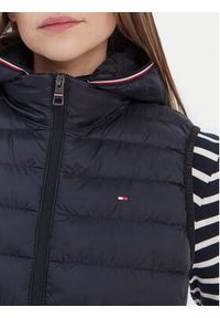 TOMMY HILFIGER - Tommy Hilfiger Bezrękawnik Global Stripe WW0WW42051 Granatowy Regular Fit. Kolor: niebieski. Materiał: syntetyk. Długość rękawa: bez rękawów #2
