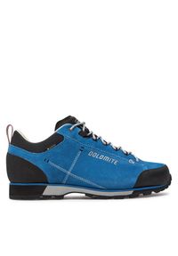 Trekkingi Dolomite. Kolor: niebieski. Technologia: Gore-Tex. Sport: turystyka piesza