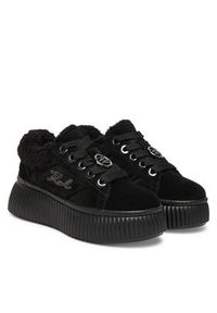 Karl Lagerfeld - KARL LAGERFELD Sneakersy Kreeper Lo KL42312 Czarny. Kolor: czarny. Materiał: zamsz, skóra #6