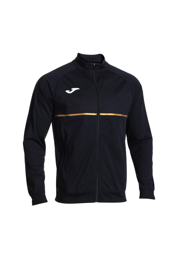 Bluza do biegania męska Joma Record III Full Zip. Kolor: czarny