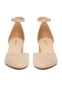 Jenny - JENNY Czółenka CEO-SW25-5 02 Beżowy. Kolor: beżowy. Materiał: materiał #2