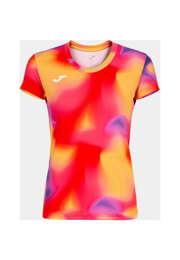 Damska koszulka biegowa Joma R-Trail Nature Orange, XS. Kolor: niebieski, pomarańczowy, żółty, wielokolorowy. Sport: bieganie