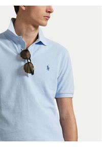 Polo Ralph Lauren Polo 710536856475 Granatowy Regular Fit. Typ kołnierza: polo. Kolor: niebieski. Materiał: bawełna #3