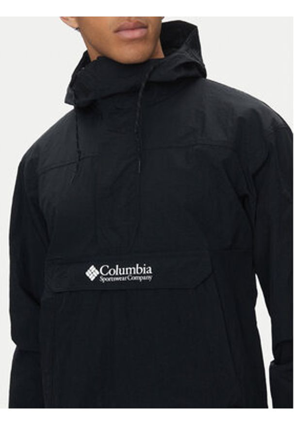 columbia - Columbia Kurtka anorak Challenger™ Windbreaker Anorak 2117001 Czarny Regular Fit. Kolor: czarny. Materiał: syntetyk