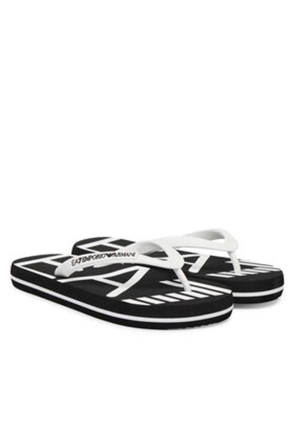 EA7 Emporio Armani Japonki 7X000659 AF22188 MC001 Czarny. Kolor: czarny. Materiał: syntetyk