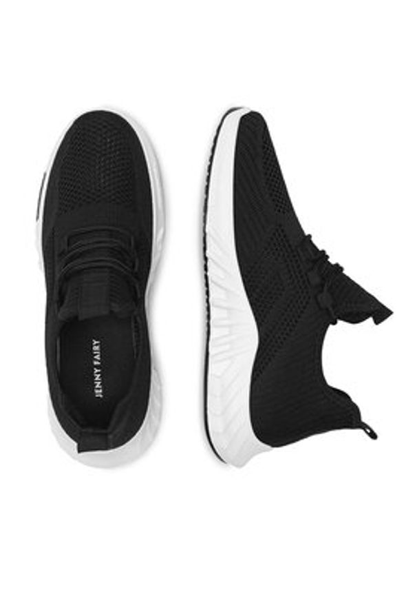 Jenny Fairy Sneakersy WFA270923-4 Czarny. Kolor: czarny. Materiał: materiał