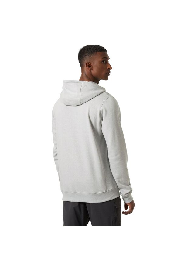 Bluza z kapturem męska Helly Hansen F2F Organic Cotton Hoodie 2.0. Typ kołnierza: kaptur. Kolor: szary