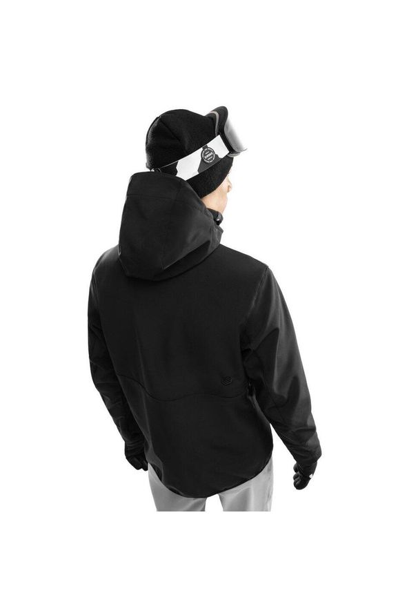 SIROKO - Kurtka snowboardowa męska Siroko W2 McKinley. Kolor: czarny. Materiał: softshell, materiał. Sezon: zima. Sport: snowboard