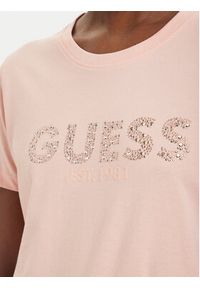Guess T-Shirt W6GI15 K3035 Koralowy Regular Fit. Kolor: pomarańczowy. Materiał: bawełna #4