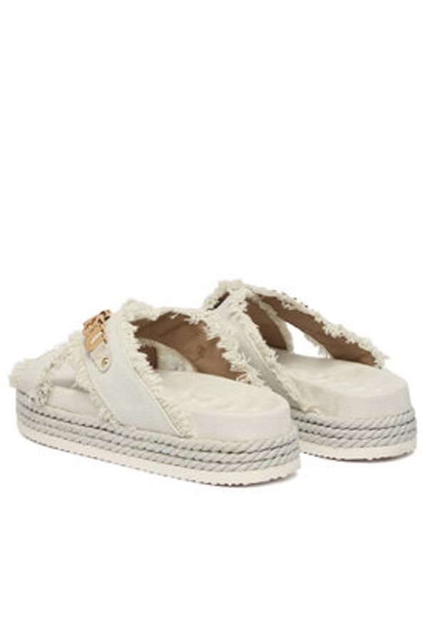 Mou Klapki MU.SW451005K Biały. Kolor: biały. Materiał: materiał