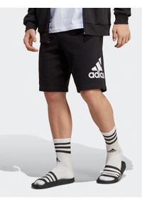Adidas - adidas Szorty sportowe Essentials Big Logo French Terry Shorts IC9401 Czarny Regular Fit. Kolor: czarny. Materiał: bawełna. Styl: sportowy
