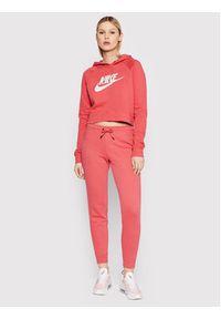 Nike Bluza Sportswear Essential CJ6327 Różowy Loose Fit. Kolor: różowy. Materiał: bawełna #5