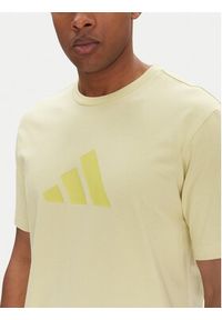 Adidas - adidas T-Shirt Future Icons 3 Bar Logo JD4920 Żółty Regular Fit. Kolor: żółty. Materiał: bawełna #5