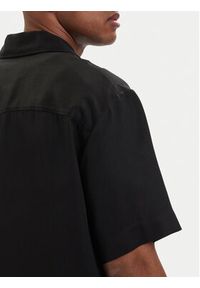 Hugo - HUGO Koszula Espino 50560593 Czarny Oversize. Kolor: czarny. Materiał: lyocell #5