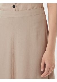 only - ONLY Spódnica midi Goa 15363690 Beżowy Regular Fit. Kolor: beżowy. Materiał: wiskoza #5
