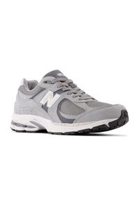 Buty unisex New Balance M2002RST – szare. Kolor: szary. Materiał: skóra, syntetyk, materiał, guma. Szerokość cholewki: normalna. Sport: turystyka piesza #4