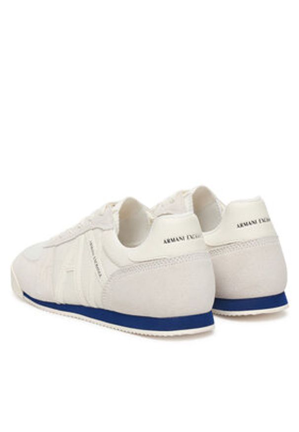 Armani Exchange Sneakersy XM002616 AF22755 M0344 Biały. Kolor: biały. Materiał: zamsz, skóra